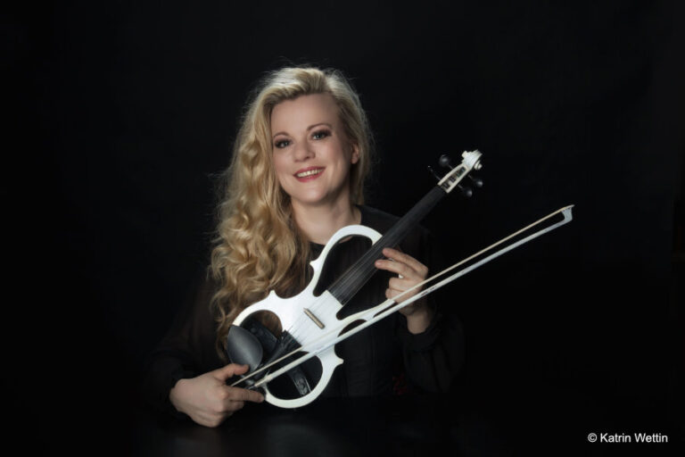 Die Violinistin Katrin Wettin