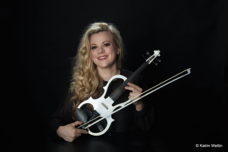 Die Violinistin Katrin Wettin